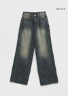 Kamik cut wide denim pants