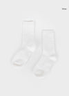 Socks ribbed cotton blend cơ bản