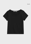 [B-BASIC] Standard U-Ausschnitt Kurzarm T-Shirt (2SIZE)