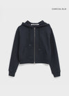 [B-BASIC] Heavy Cotton Hooded Zip-up