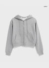 [B-BASIC] Heavy Cotton Hooded Zip-up