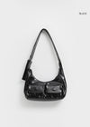 Javits buckle pocket shoulder bag