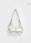 Javits buckle pocket shoulder bag