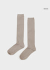 Teilweise gerippte Socken