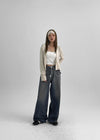 [MADE] Blank Washing Wide Denim Pants