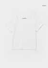 [B-BASIC] Washable Cool U-Neck Short Sleeve T-Shirt 2SIZE