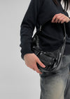 Bolso de hombro con bolsillo y hebilla Javits