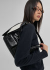 Javits buckle pocket shoulder bag