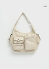 Retor Pocket Leather Shoulder Bag