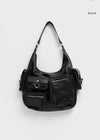 Retor Pocket Leather Shoulder Bag