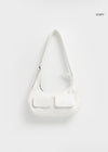 Javits buckle pocket shoulder bag