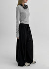 [MADE] KINNY SET - Layered Crop Long Sleeve T-shirt