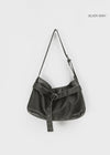 Tummel washed leather buckle two-way bag