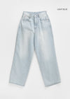 Remitin Washed Wide Denim Pants