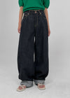 DIGIC Non-Fade Dough Balloon Denim Pants