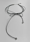 Liniang heart ball string necklace