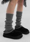 Wonku Ribbed Knit Leg Warmers (35% Wool)