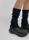 Wonku Ribbed Knit Leg Warmers (35% Wool)