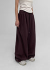 (UNISEX) ute brushed string pants