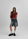 Aika Half Denim Pants