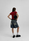 Aika Half Denim Pants