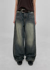 Kamik cut wide denim pants