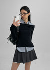 [MADE] Ludrin Off-Shoulder Long Sleeve T-shirt
