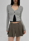 Daynut crop knit cardigan