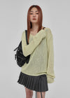 [MADE] Unheel Linen Boxy Long Sleeve Knit