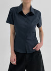 [MADE] Shaken Basic Short Sleeve Shirt (2 URI)