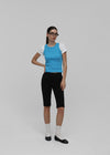 [B-BASIC] Standard U-Ausschnitt Crop Kurzarm T-Shirt (2SIZE)