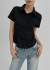 [MADE] Shaken Basic Short Sleeve Shirt (2 URI)