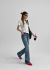 [MADE] Hilsbur Low Waist Boot Cut Denim Pants