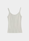 [B-BASIC] Standard Wide Unneck Sleeveless Shirt