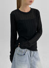 [MADE] Purnin Slim Fit Linen Long Sleeve T-shirt