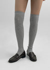 Yoully Mesh Ribbed Long Socks