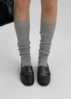 Yoully Mesh Ribbed Long Socks