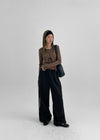 Poppin lace line two way track pants