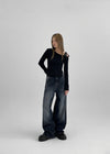 Sukatz Waschbreite Denim-Hose