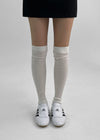 Yoully Mesh Ribbed Long Socks