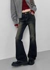 E.T. Waschung Span Bootcut Denim-Hose