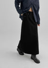 Romiru slit cotton long skirt