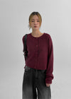 Katie Golji Wool Crop Cardigan