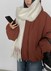 Onthegle Cashmere Fringe Big Muffler