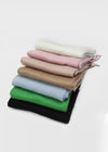 ผ้าพันคอขนแกะฟรุ้งฟริ้งใหญ่ Onthegle Cashmere