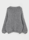 Lotuel maluwag na akma cable knit lana 50%