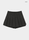 Lipton Wool Pleated Mini Skirt Pants