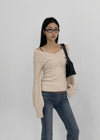 Shocker Cable Slim V-Neck Knit