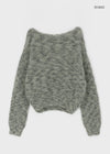 Runsi Bocashi Boat Neck Knit