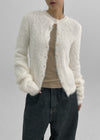 Migou Angora Knit Cardigan